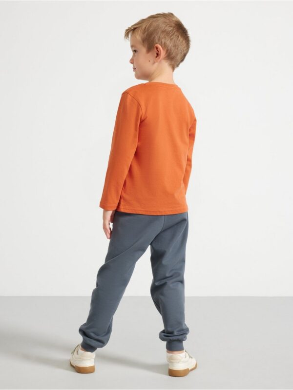 Joggers with brushed inside - 3003005-2498