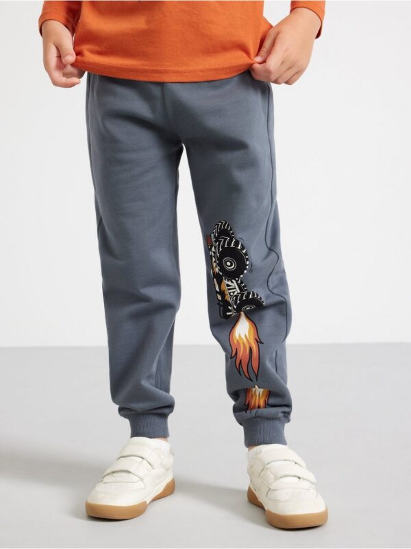 Joggers with brushed inside - 3003005-2498
