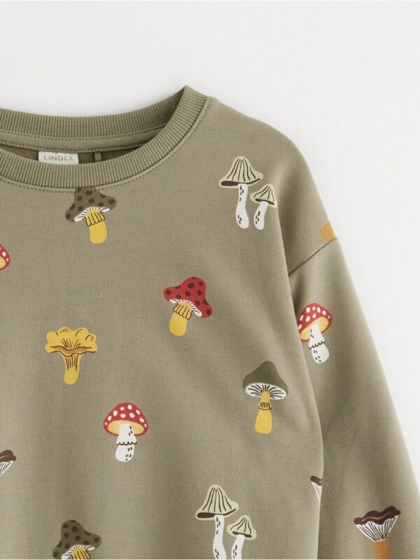 Sweatshirt with brushed inside - 3003263-6901