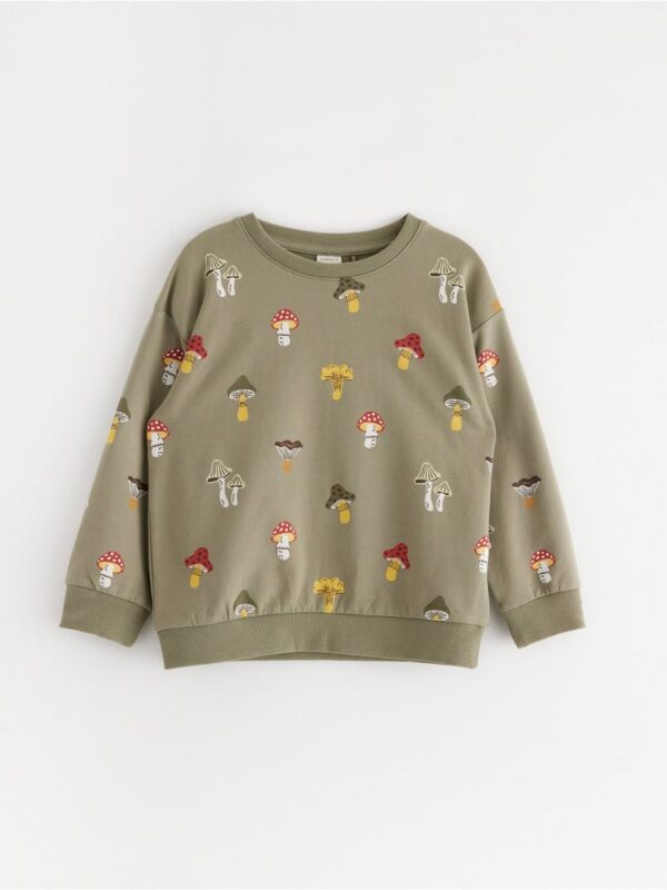 Sweatshirt with brushed inside - 3003263-6901