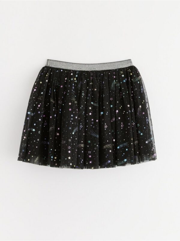 Tulle skirt with stars - 3003293-80