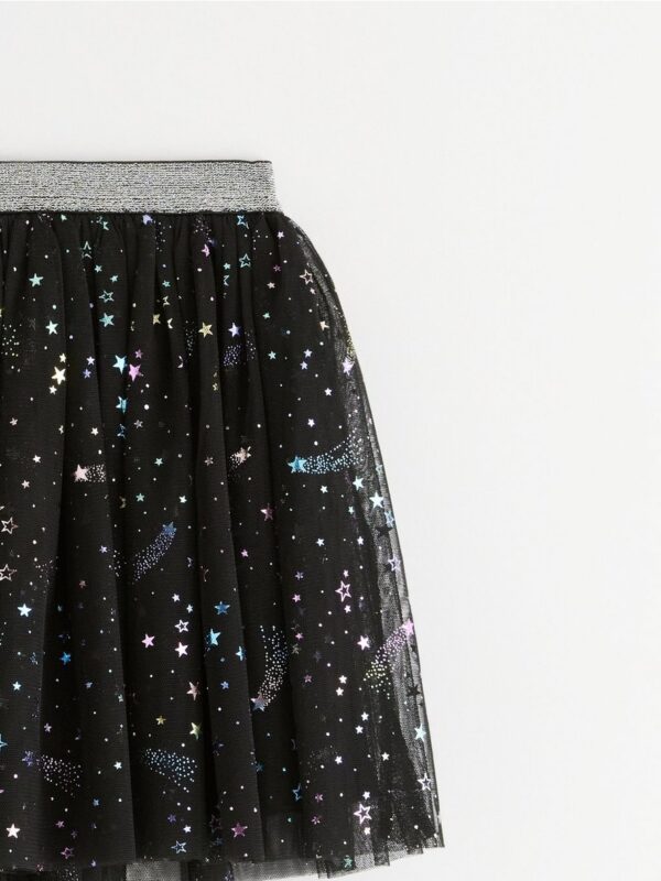 Tulle skirt with stars - 3003293-80