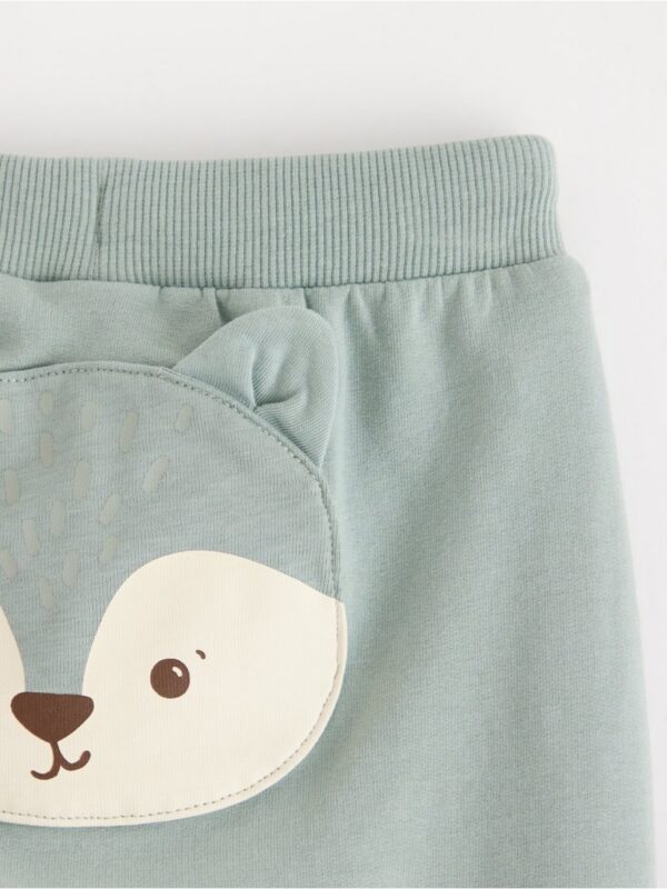 Joggers with brushed inside - 3003579-8707