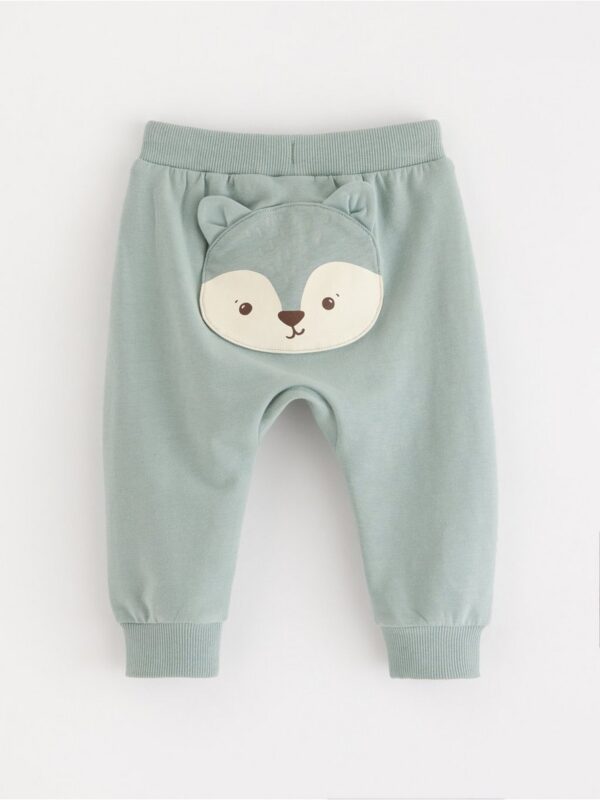 Joggers with brushed inside - 3003579-8707