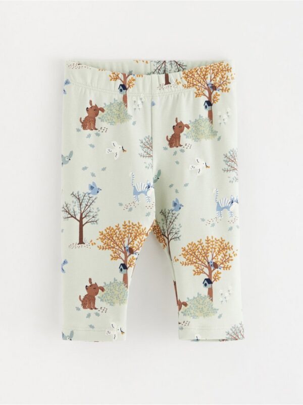Leggings with brushed inside - 3003779-7654
