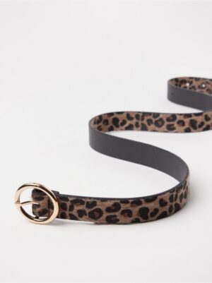 Belt with leopard print - 3004036-1449