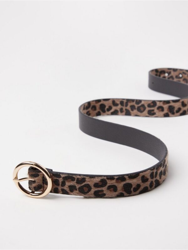 Belt with leopard print - 3004036-1449