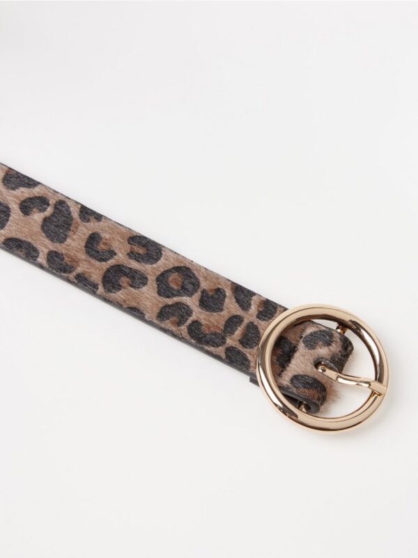 Belt with leopard print - 3004036-1449