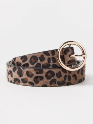 Belt with leopard print - 3004036-1449