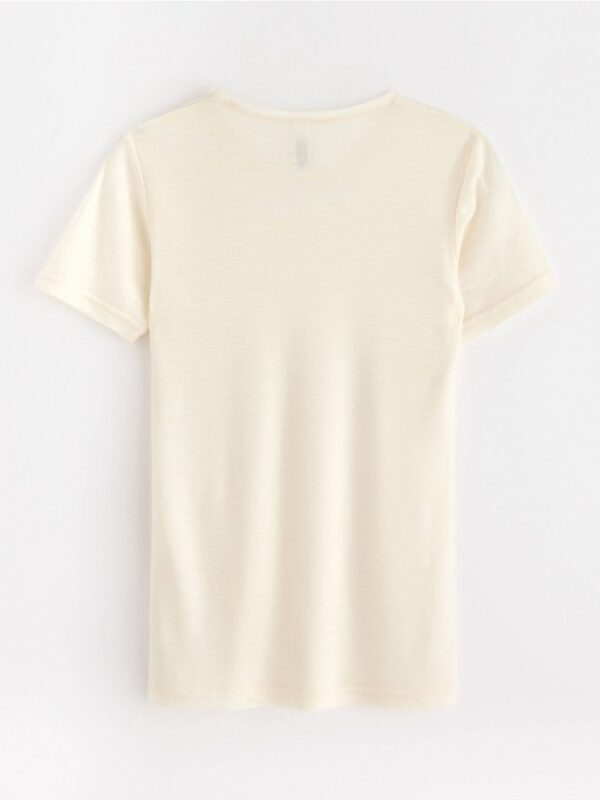 T-shirt in merino wool - 8362683-325