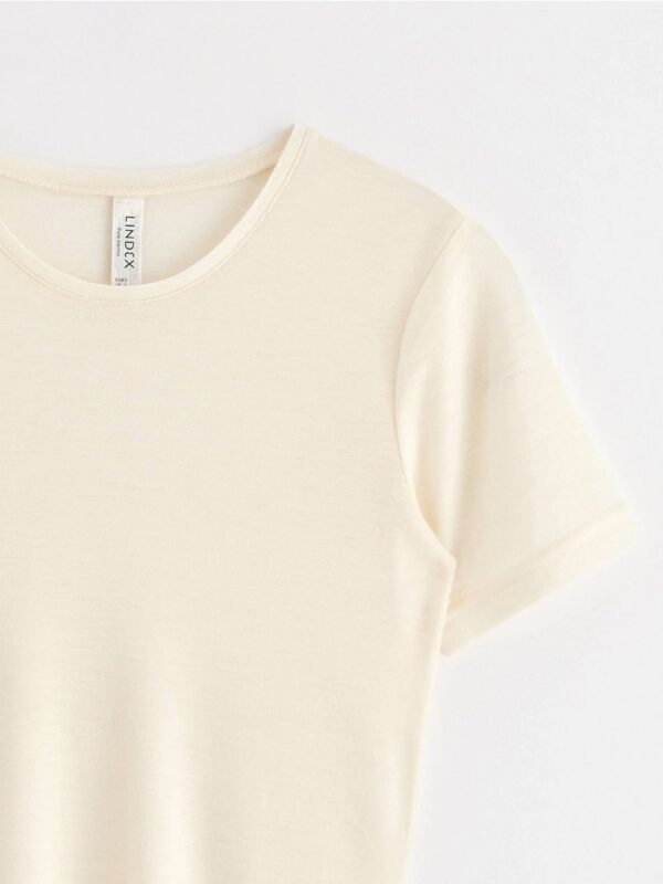 T-shirt in merino wool - 8362683-325