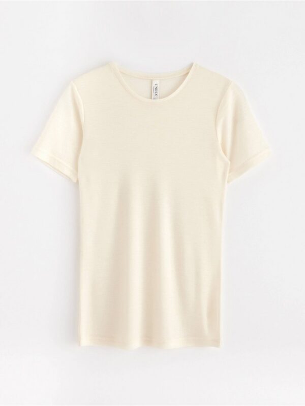 T-shirt in merino wool - 8362683-325