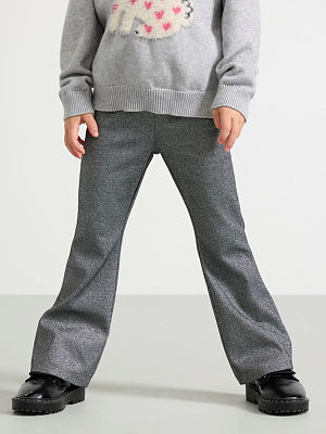 Pantalone -mešavina 63% pamuk - Ribbed Trousers with shimmer 1