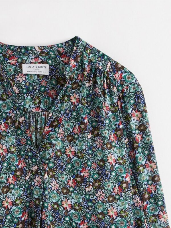 Long-sleeved blouse - 3000080-9615