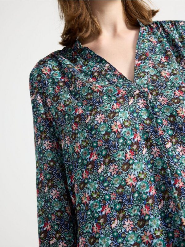 Long-sleeved blouse - 3000080-9615