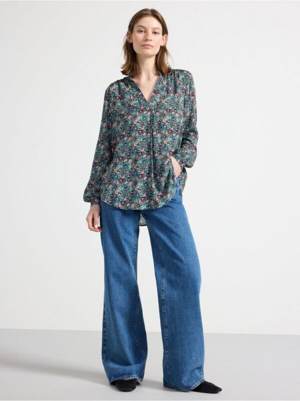 Long-sleeved blouse - 3000080-9615