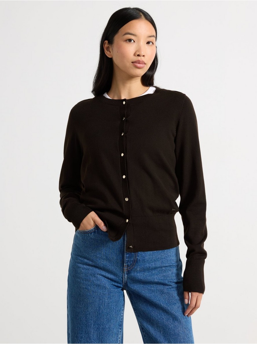 Dzemper – Fine-knit cardigan
