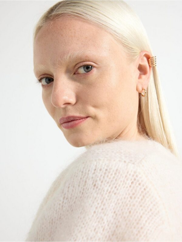 Knitted top in mohair blend - 3001302-1480