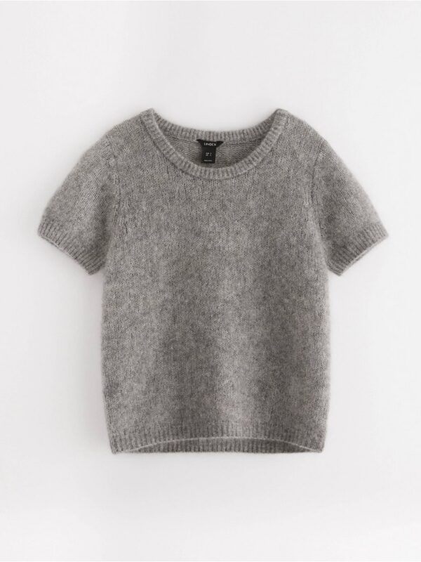 Knitted top in mohair blend - 3001302-9803