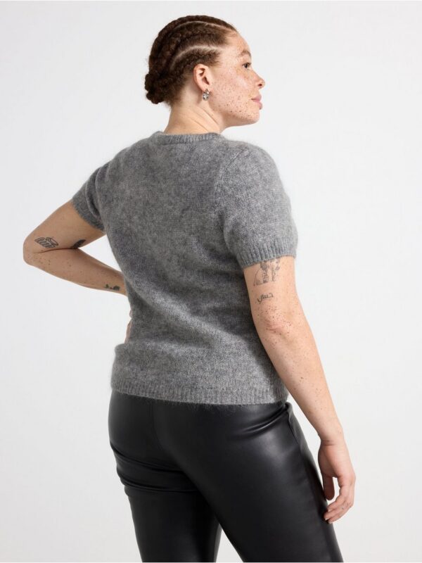 Knitted top in mohair blend - 3001302-9803