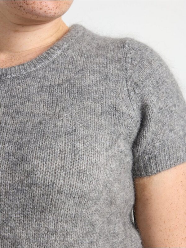 Knitted top in mohair blend - 3001302-9803