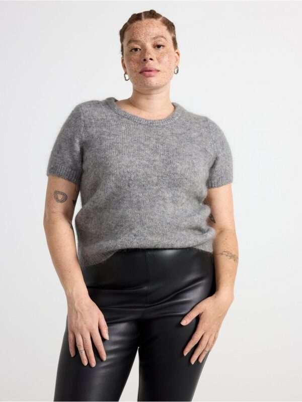 Knitted top in mohair blend - 3001302-9803