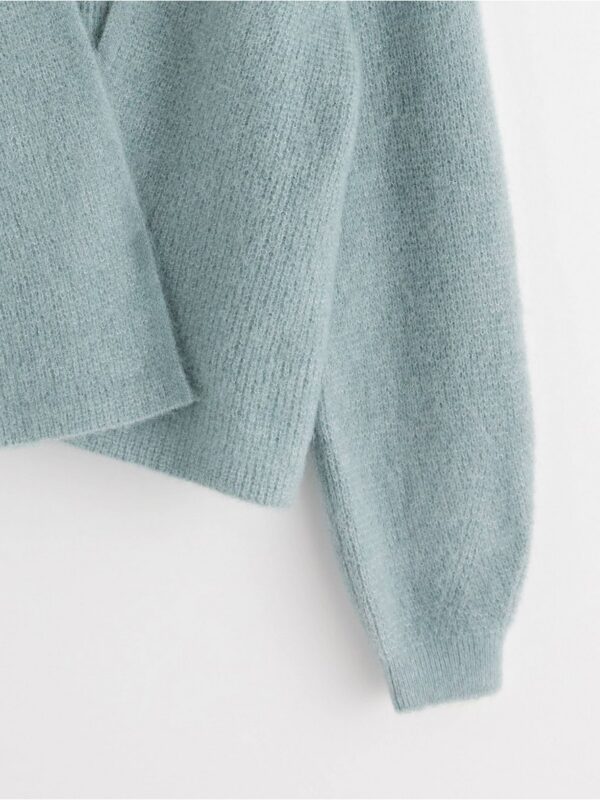 Knitted cardigan in wool blend - 3001332-9616