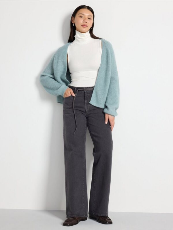Knitted cardigan in wool blend - 3001332-9616