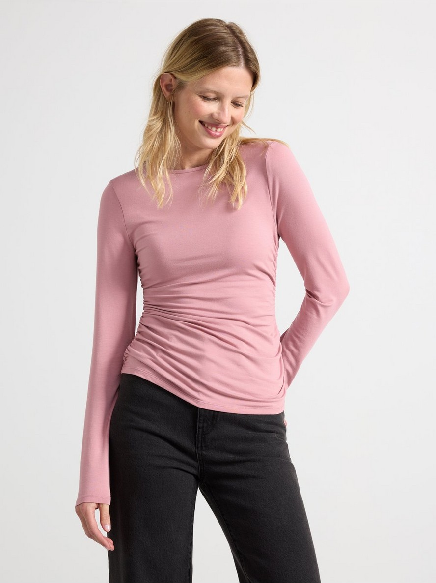 Majica – Long-sleeved top with gathering