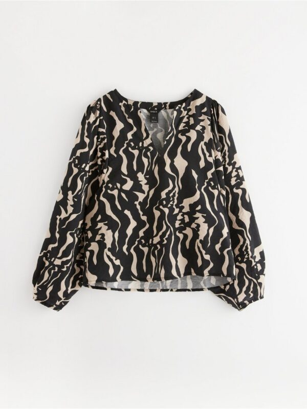 Long-sleeved blouse - 3001527-4939
