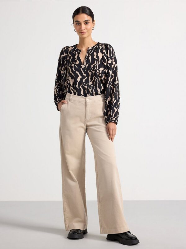 Long-sleeved blouse - 3001527-4939