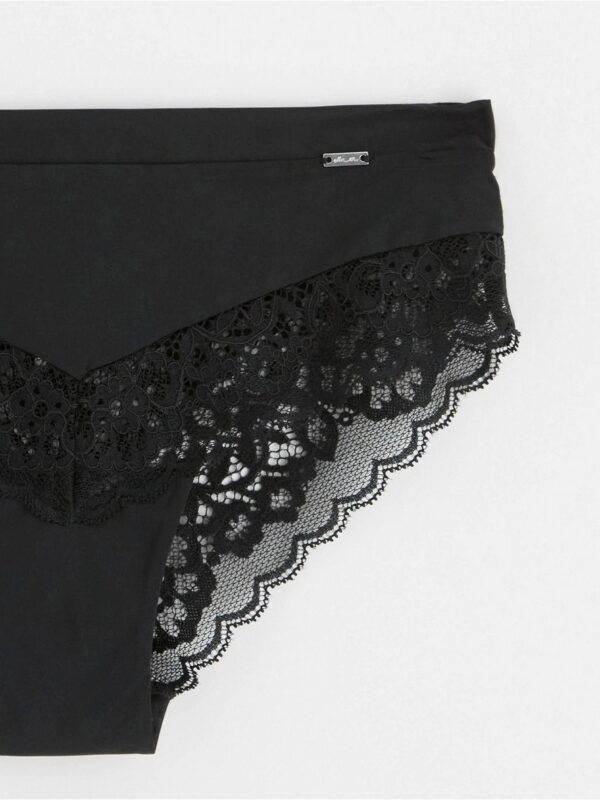 ella m – Brazilian briefs low waist with lace - 3001694-80