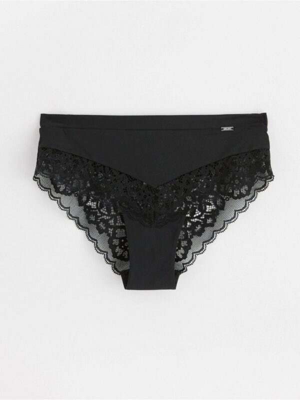 ella m – Brazilian briefs low waist with lace - 3001694-80