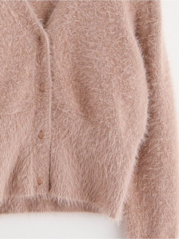 Fuzzy cardigan - 3001895-3236