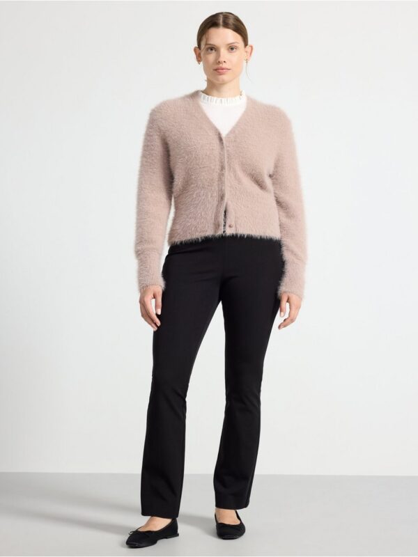 Fuzzy cardigan - 3001895-3236