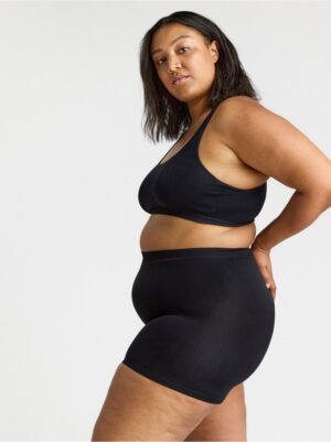 Seamless biker briefs high waist - 3001898-80