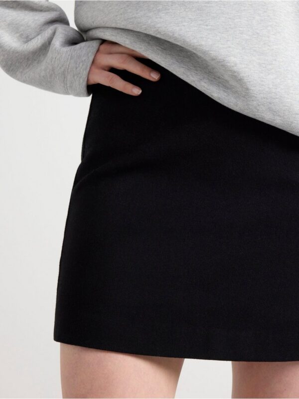 Mini skirt in wool blend - 3002357-80