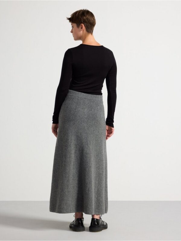Knitted midi skirt - 3002389-9804