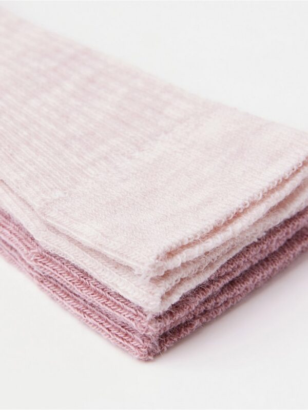 2-pack  socks in wool blend - 3002553-7351