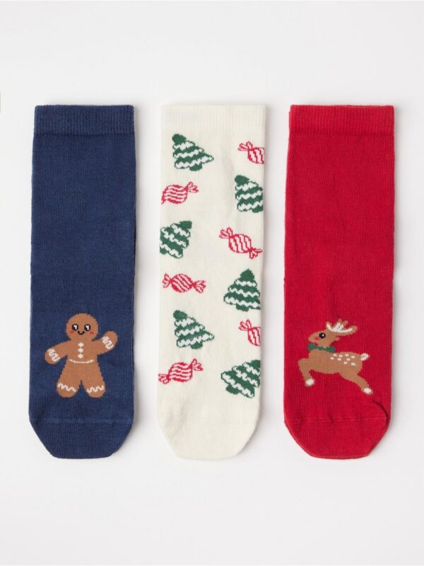 3-pack  socks - 3002558-7395