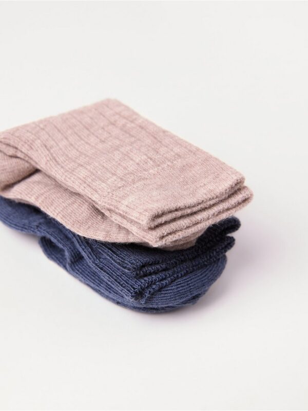 2-pack socks in wool blend - 3002619-6593