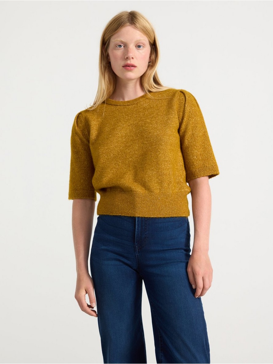 Dzemper – Knitted short-sleeved top