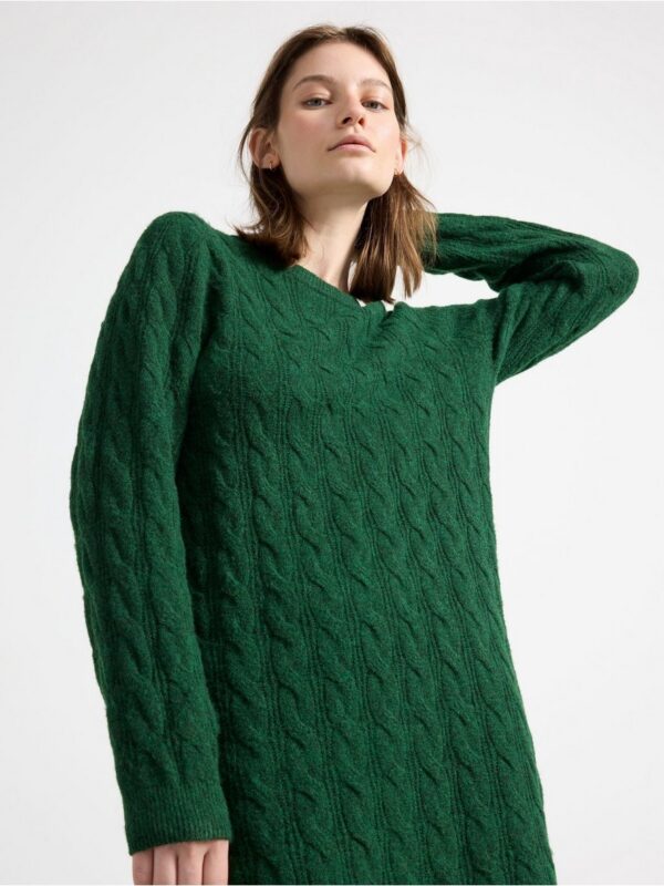 Cable-knit dress - 3002660-9942