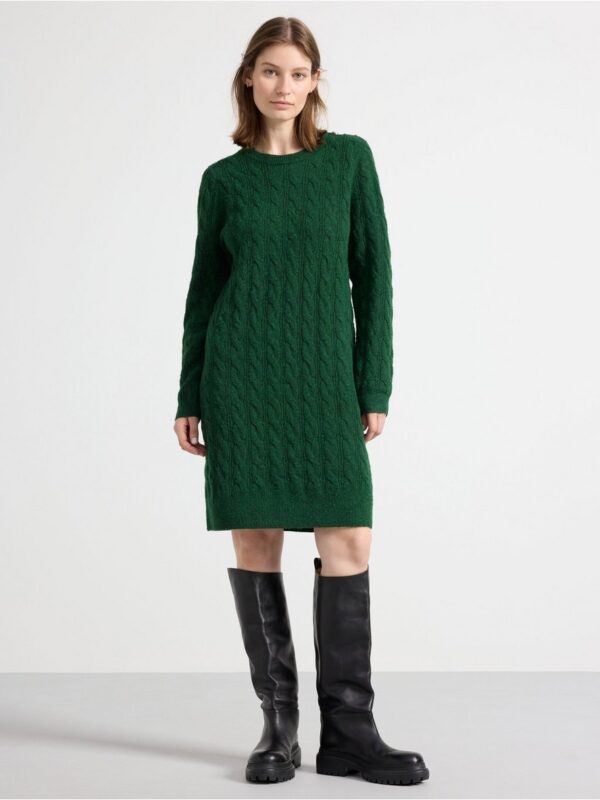 Cable-knit dress - 3002660-9942