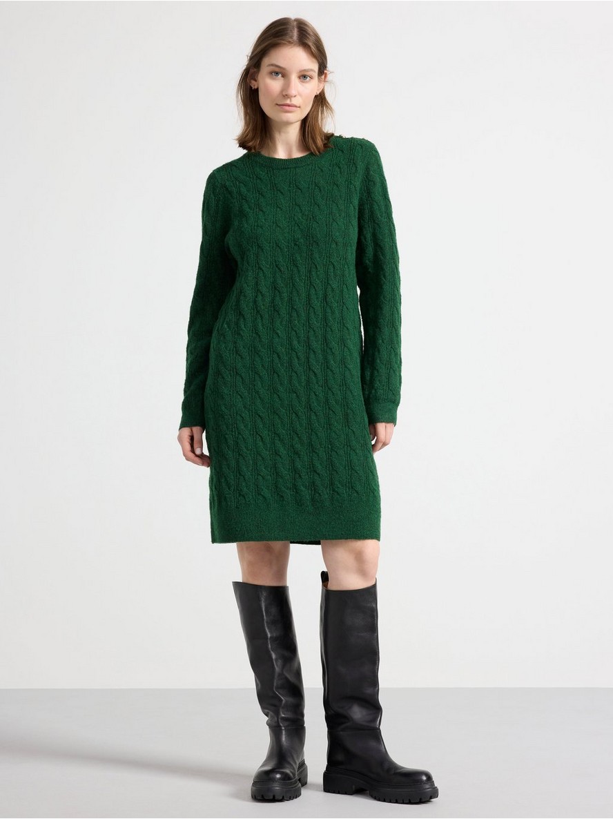 Haljina – Cable-knit dress