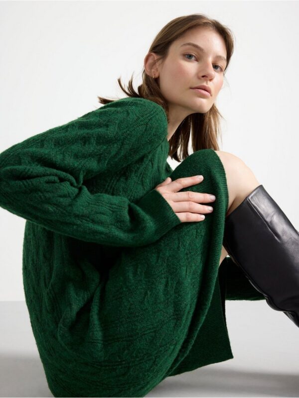 Cable-knit dress - 3002660-9942