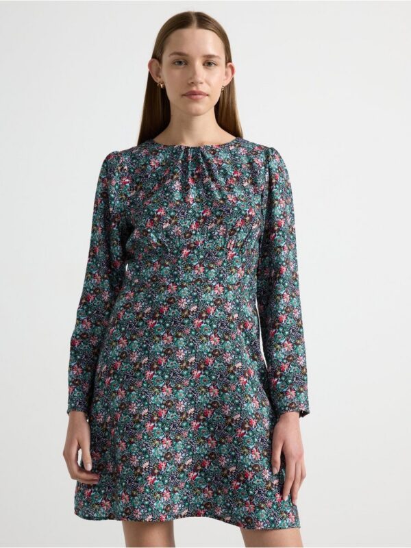 Long-sleeved mini dress - 3002676-9615