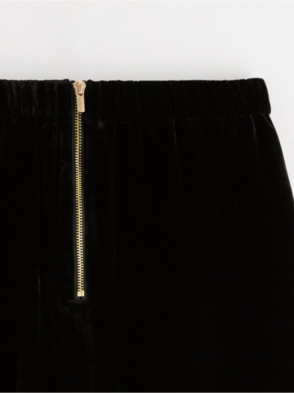 Mini skirt in velvet - 3002924-80