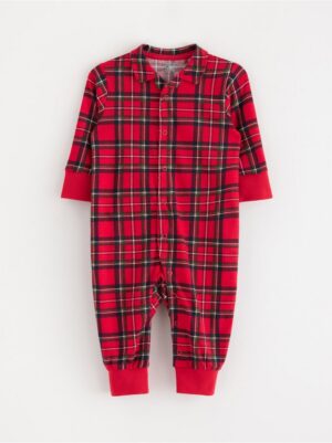 Checked pyjamas with collar - 3003129-7251
