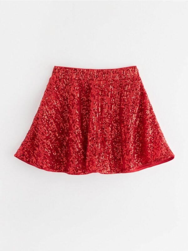 Skirt with sequins - 3003222-7395